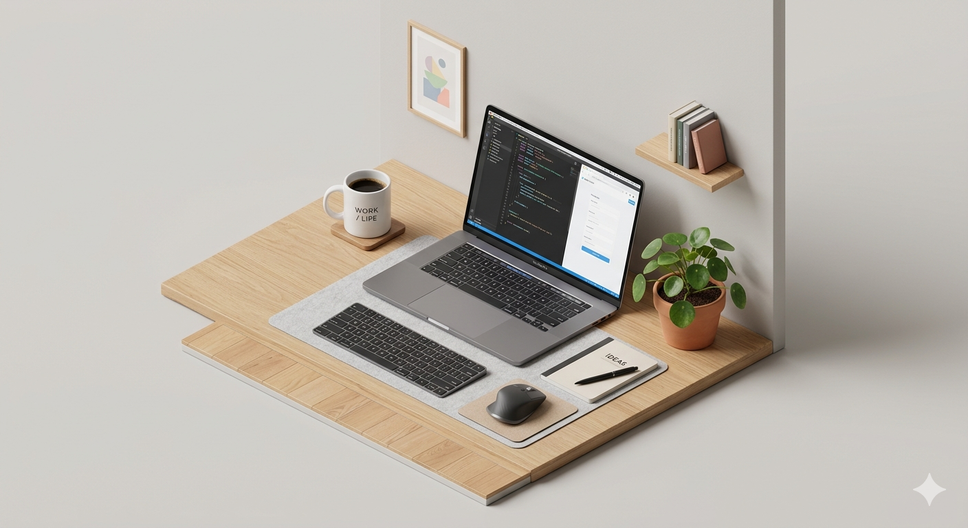 KI-generierter Arbeitsplatz