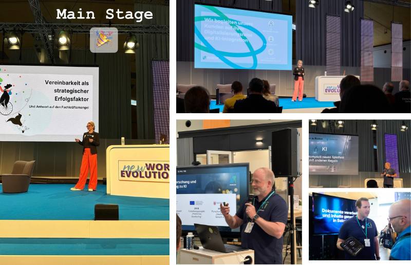 Erfolgreich auf der New Work Evolution 2025: Adacor begeistert mit KI-Workplace